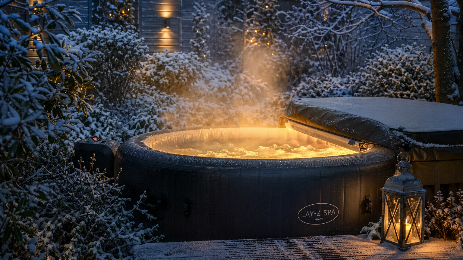 Profiter de son spa gonflable en plein hiver : Guide complet pour une eau chaude et une structure protégée