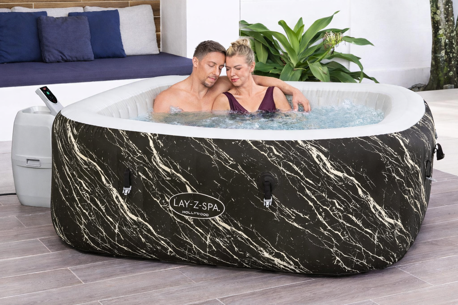 Spa gonflable Hollywood Luxe AirJet 4-6 Places – Récupération Sportive & Famille