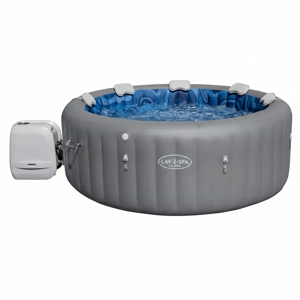 Spa Gonflable Bestway Santorini Smart HydroJet Pro 6001T – 5-7 Places – WiFi & App