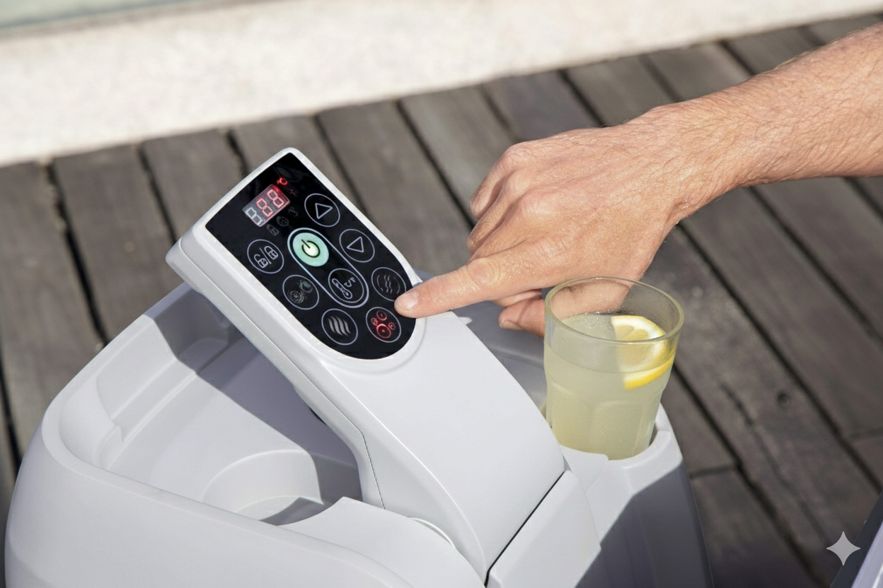 Spa Gonflable Bestway Ibiza AirJet 60025 – 6 Places – Carré 1.80m
